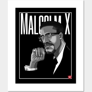 Malcolm X - PB Posters and Art